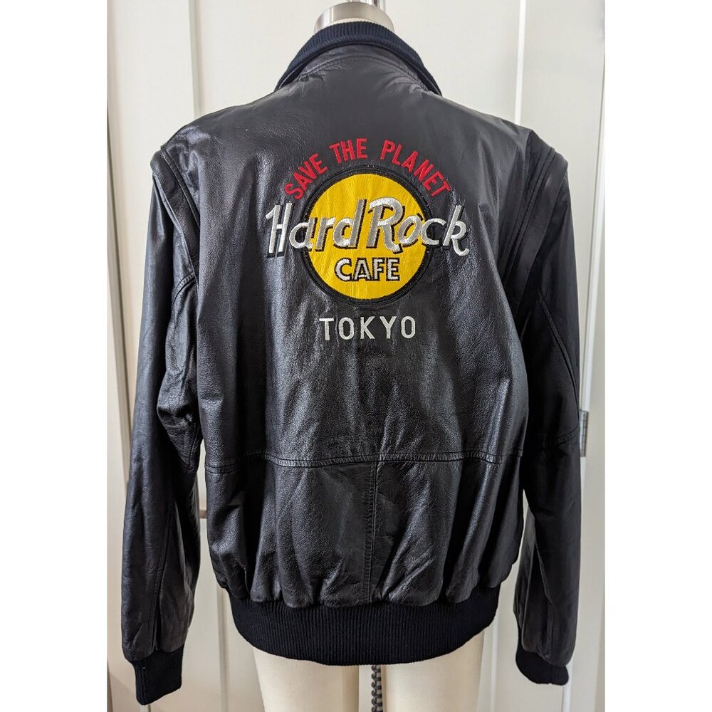 Hard Rock Cafe Tokyo Leather Jacket/Vest Size M